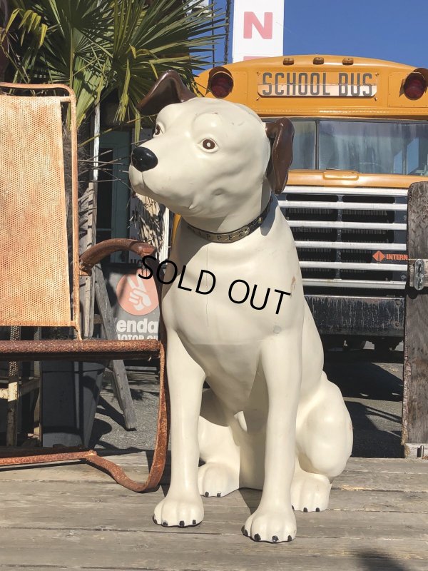 画像1: Vintage RCA Victor Advertising NIPPER The Dog Record Store Display Statue Huge (R278)