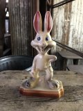 60s 70s Vintage WB Looney Tunes Bugs Bunny Ceramic Figure (T535)