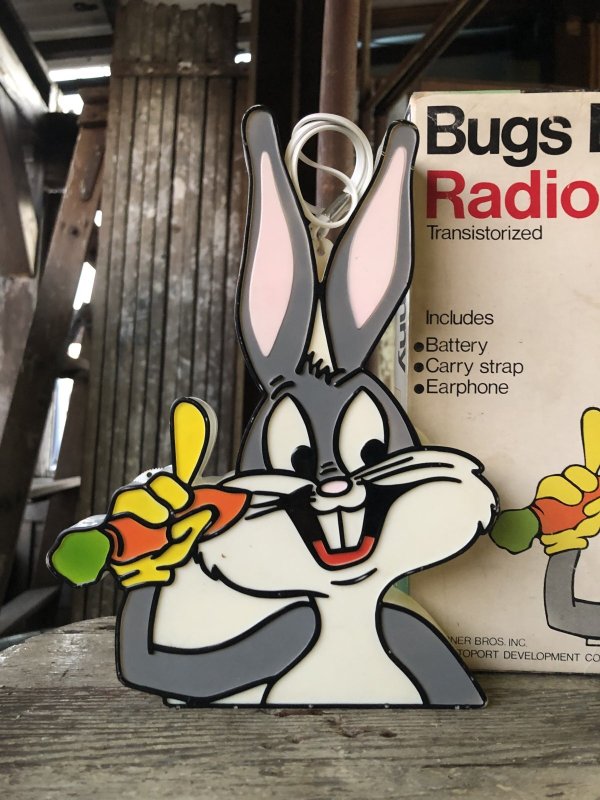 画像2: 70s Vintage WB Looney Tunes Bugs Bunny RADIO (R282)