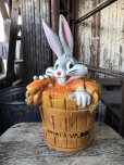 画像1: 70s Vintage Looney Tunes Bugs Bunny Coin Bank (R279) (1)