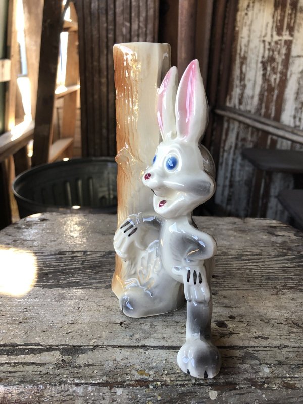 画像2: 60s 70s Vintage Bugs Bunny Ceramic Figure (T536)