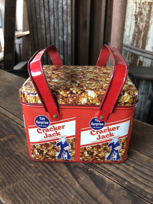 画像2: 90s Vintage Cracker Jack Lunch Box Tin (R299)