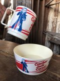 80s Vintage Cracker Jack Cereal Bowl & Mug Cup SET (R298)