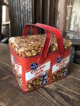 画像1: 90s Vintage Cracker Jack Lunch Box Tin (R299) (1)