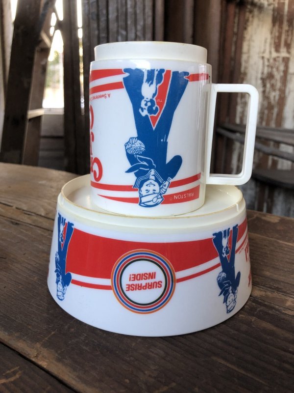 画像2: 80s Vintage Cracker Jack Cereal Bowl & Mug Cup SET (R297)