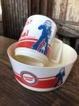 画像8: 80s Vintage Cracker Jack Cereal Bowl & Mug Cup SET (R297)