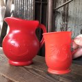 90s Vintage Kool Aid Smiling Pitcher & Mug SET (R302)