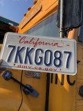 Original USA California License Plate 7KKG087 (R323)