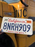 Original USA California License Plate 8NRH909 (R321)