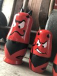 画像6: Red Devil Matryoshka Wooden Figurines (R326) 