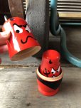 画像8: Red Devil Matryoshka Wooden Figurines (R326) 