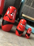 画像5: Red Devil Matryoshka Wooden Figurines (R326) 