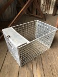 画像5: Vintage USA Industrial Metal Wire # Locker Basket GB-273 (R335)