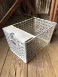 画像4: Vintage USA Industrial Metal Wire # Locker Basket GB-86 (R336)