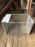 画像5: Vintage USA Industrial Metal Wire # Locker Basket GB-86 (R336)