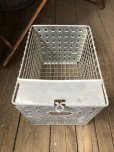 画像8: Vintage USA Industrial Metal Wire # Locker Basket GB-273 (R335)