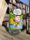 画像1: 80s Vintage McDonald's Camp Snoopy Collection Glass (R347) (1)