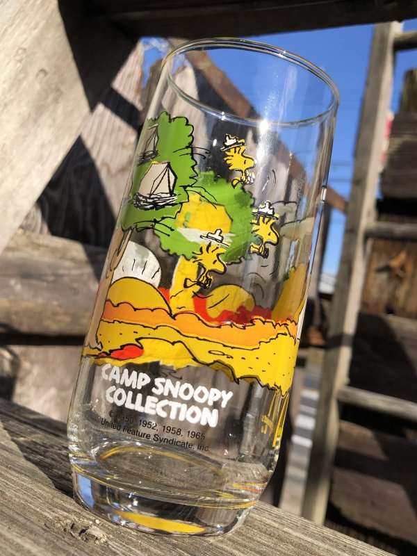 画像2: 80s Vintage McDonald's Camp Snoopy Collection Glass (R348)