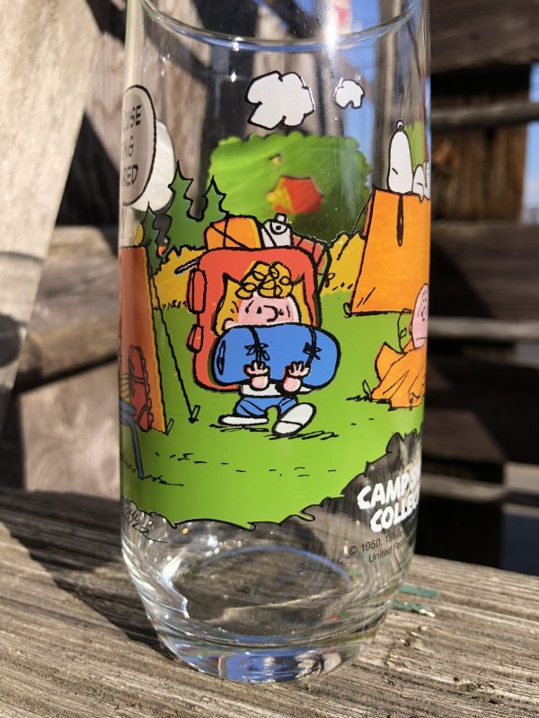 画像2: 80s Vintage McDonald's Camp Snoopy Collection Glass (R346)