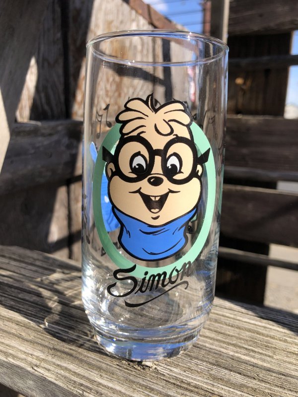 画像1: 80s Vintage Hardee's Alvin & The Chipmunks Glass (R353)