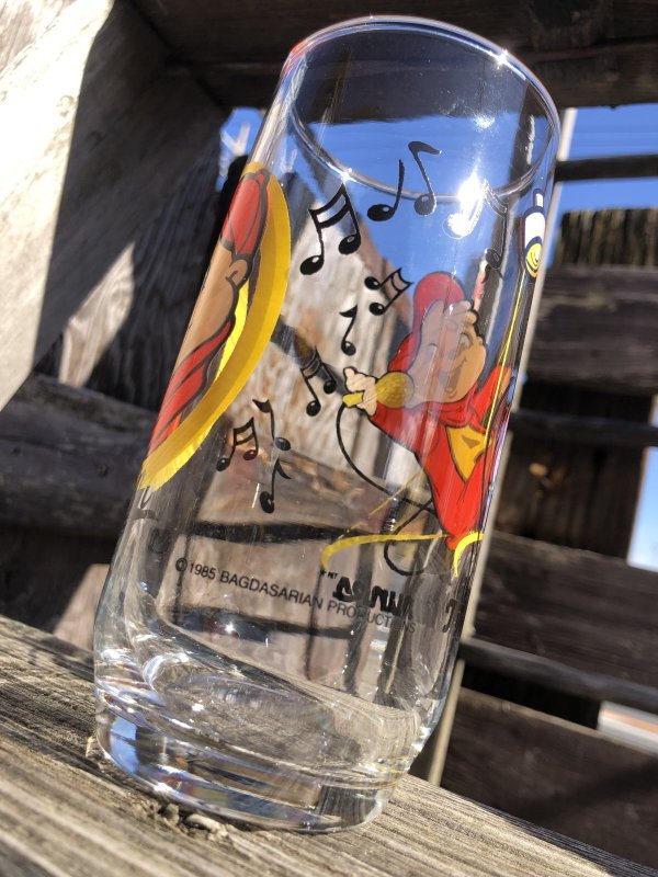 画像2: 80s Vintage Hardee's Alvin & The Chipmunks Glass (R352)