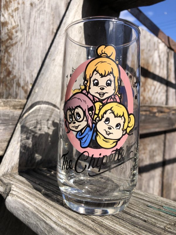 画像1: 80s Vintage Hardee's Alvin & The Chipmunks Glass (R354)