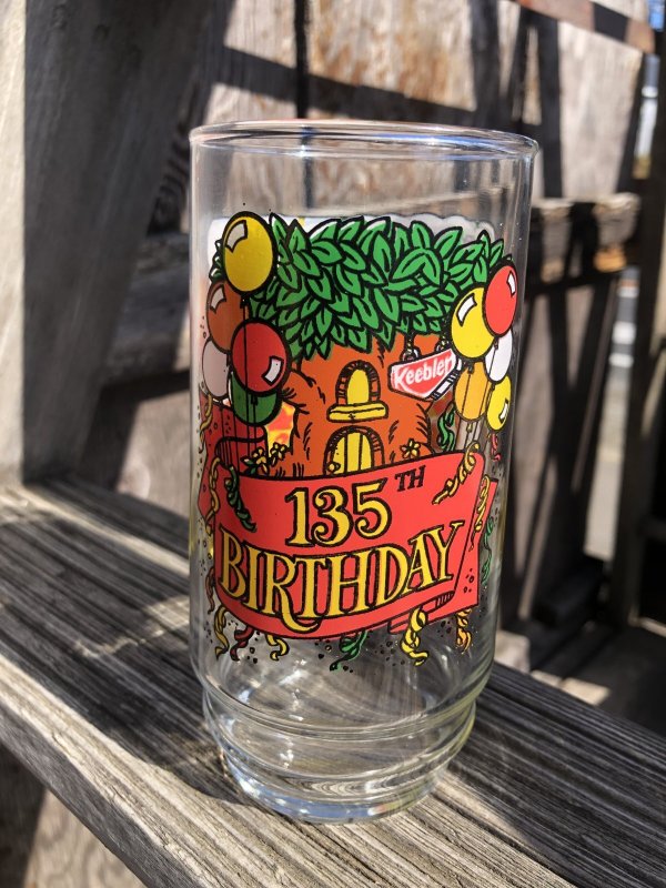 画像1: 80s Vintage Glass Keebler 135th Birthday (R366)