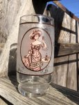 画像1: 70s Vintage Glass Pepsi Cola Victorian (R372) (1)