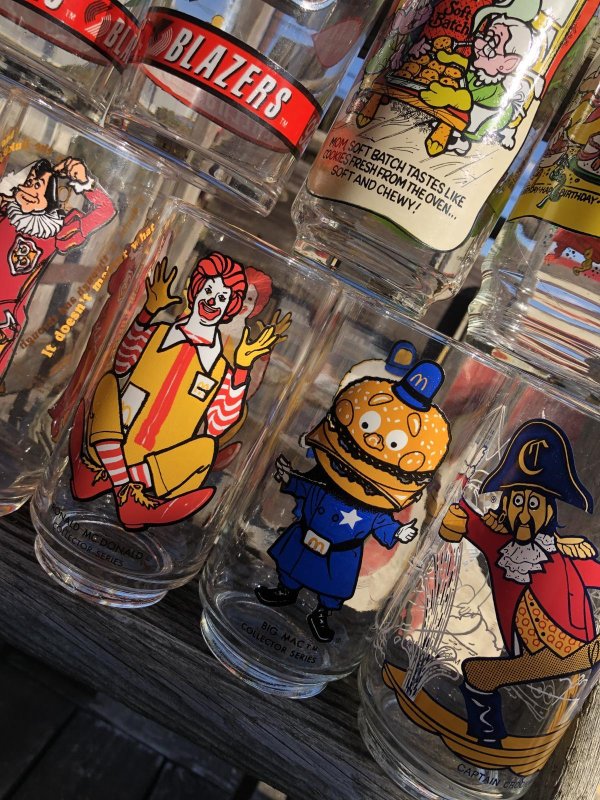 画像5: 70s Vintage Glass McDonaland Collector Series Ronald McDonald (R368)