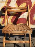 画像14: Vintage USA  Wood Folding Chair (B383)