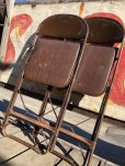 画像12: Vintage USA Metal Folding Chair Packer7 (B385)