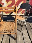 画像15: Vintage USA  Metal x Wood Folding Chair Clarin (B382)