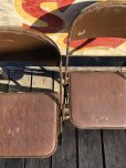 画像13: Vintage USA Metal Folding Chair Packer7 (B385)