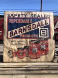 画像1: 【店舗引き取り限定】 Vintage Barnsdall Motor Oil Store Display Poster Sign RARE !!! (R404)  (1)