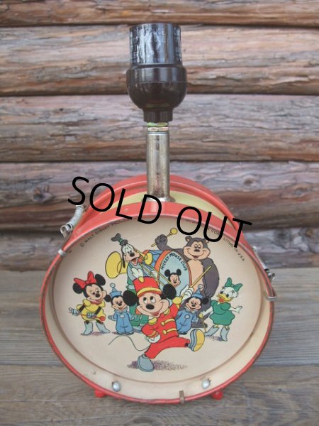 画像1: Vintage Disney DRUM LAMP (AC-369) (1)