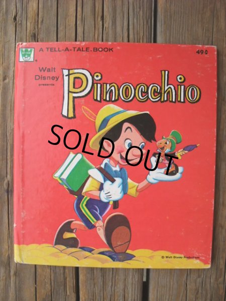 画像1: 60s Vintage Book / Disney Pinocchio (NK-208) (1)