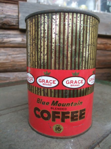 画像1: Vintage Tin Can / GRACE COFFEE (NK945) (1)