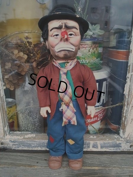 画像1: 50s Vintage Emmett Kelly Doll  (PJ201) (1)