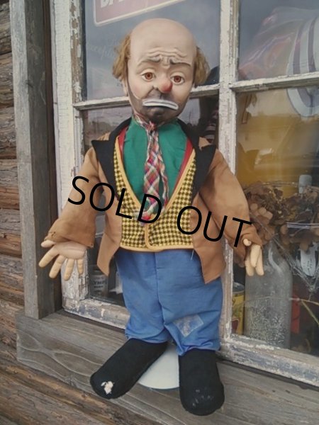 画像1: 50s Vintage Emmett Kelly Doll  (PJ200) (1)