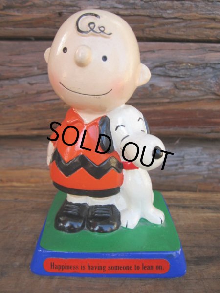 画像1: Vintage Snoopy Ceramic Massage Doll (PJ493) (1)