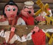 画像2: Vintage Popeye & Olive Marionette Set (PJ586) (2)