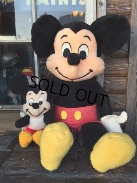 画像1: Vintage Mickey Plush Doll 100cm (PJ782)  (1)