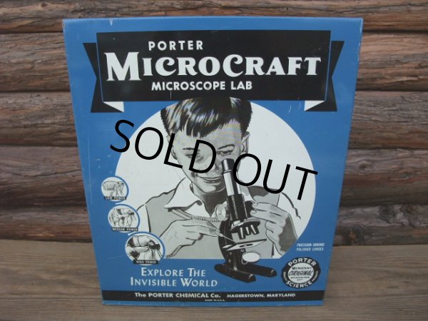 画像1: Vintage Porter Microcraft Microscope Lab Set (PJ790)  (1)