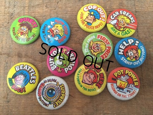 画像1: 70s Vintage Badge Set of 7 (DJ160) (1)