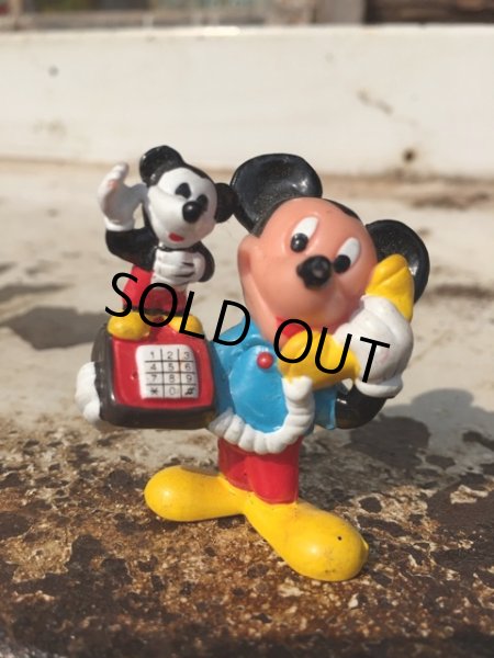 画像1: Vintage Disney Mickey PVC / Telephone (DJ291) (1)