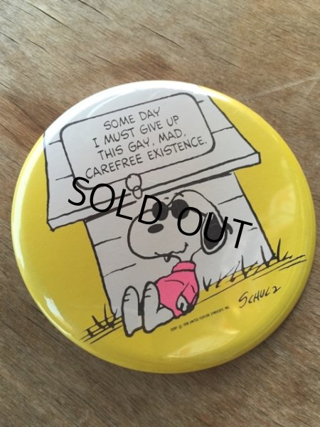 画像1: Vintage Snoopy Badge / Joe Cool (DJ311) (1)