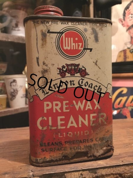 画像1: Vintage Whiz Pre Wax Cleaner Can (DJ366) (1)