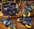 画像2: Vintage AUBURN Rubber Toy Motorcycle Police Bike #A (DJ383) (2)