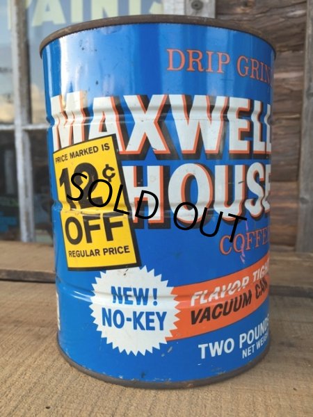 画像1: Vintage Maxwell House Coffee Can Two Pounds #E (DJ476) (1)