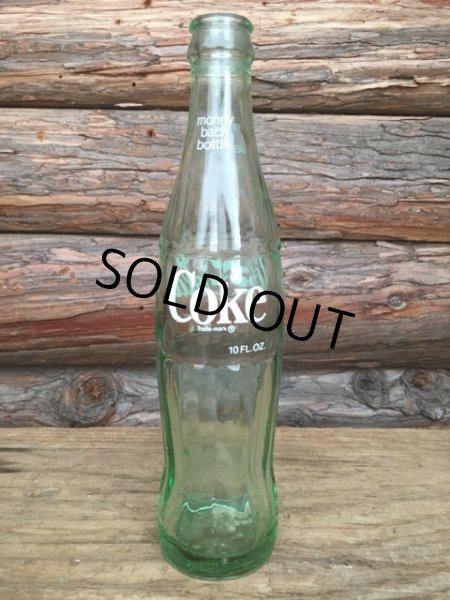 画像1: Vintage Coca Cola Bottle 10oz Money Back Bottle (DJ724)   (1)